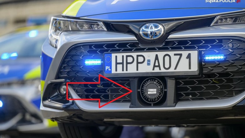 Policyjna Toyota Corolla