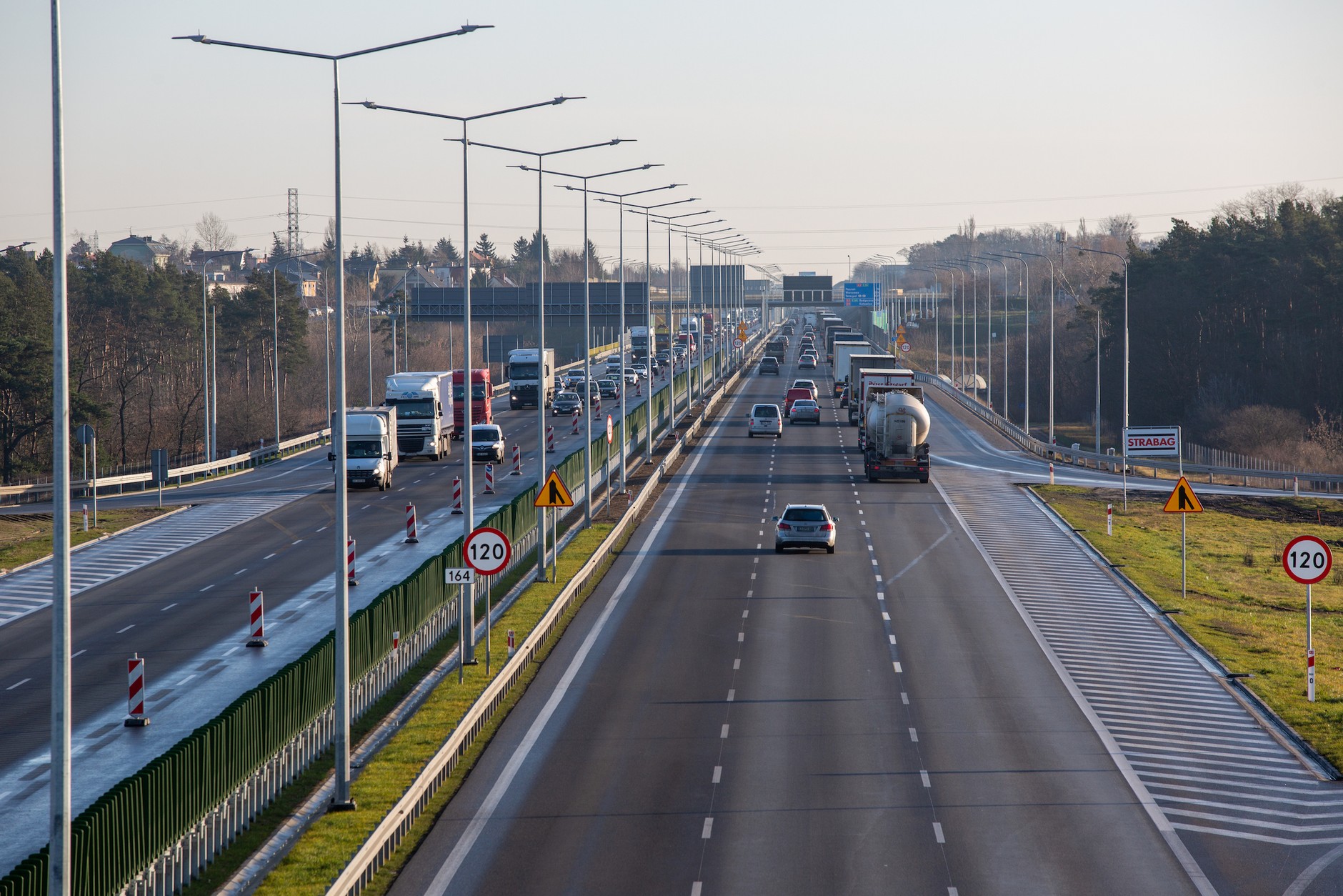 Trzeci pas ruchu na autostradowej obwodnicy Poznania
