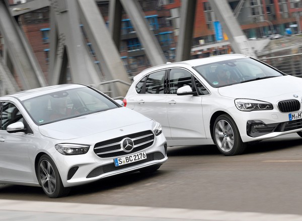 Vany? Tak, poproszę! Porównanie: Mercedes B 200 d i BMW 218d Active Tourer