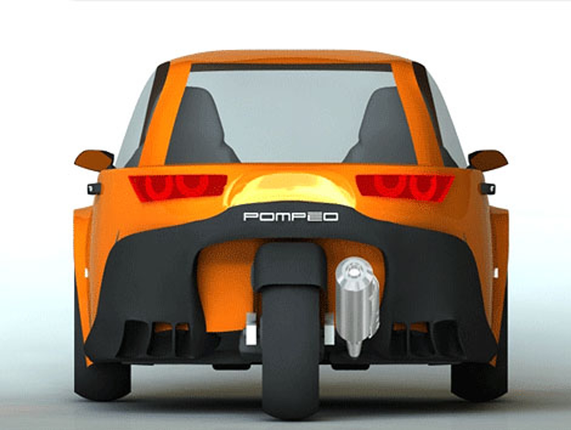 Pompéo: oszczędny miejski trójkołowiec (wideo)