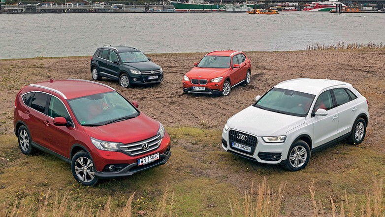 Porównanie: Audi Q3, BMW X1, Honda CR-V i Volkswagen Tiguan