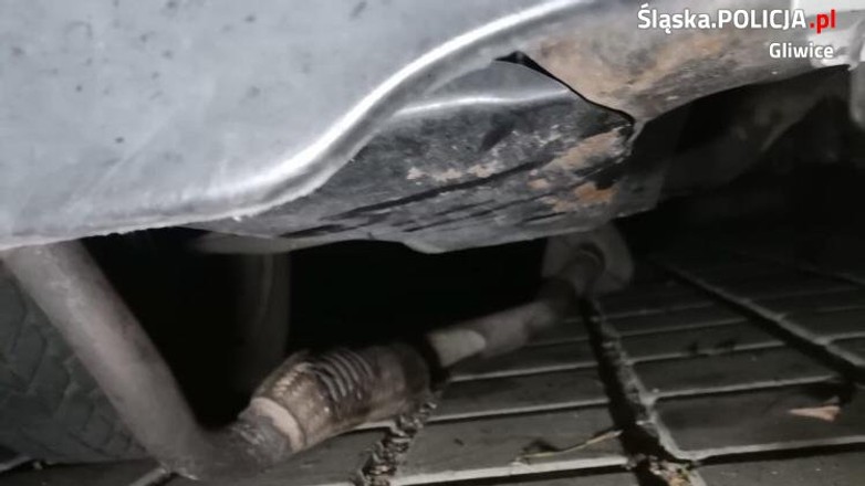Złodziej katalizatorów ze Śląska wpadł, gdy znów wycinał