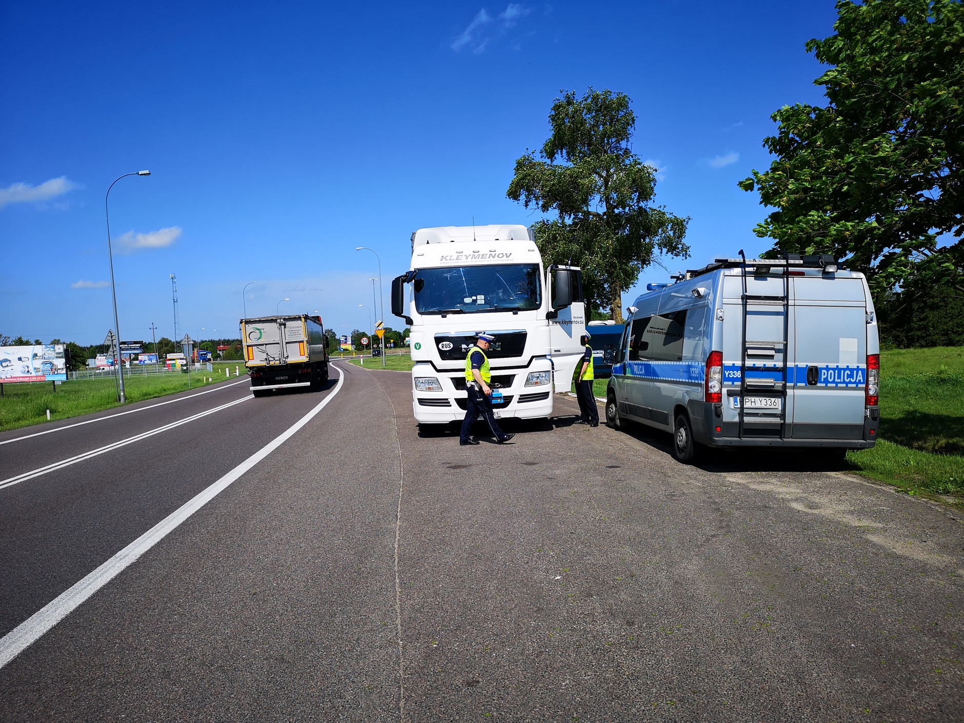Akcja SMOG - kontrola policyjna w okolicach Siedlec