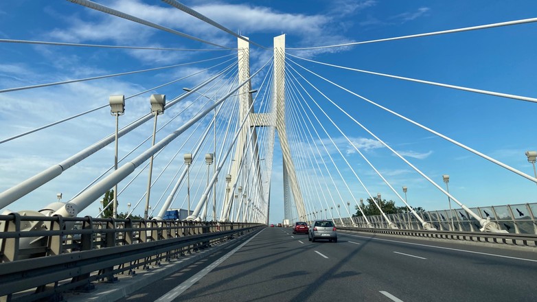 Most Rędziński wzdłuż AOW