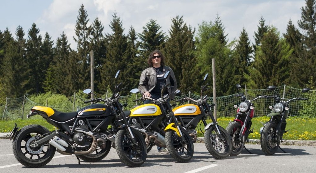 Motocykle Ducati Scrambler podczas testu