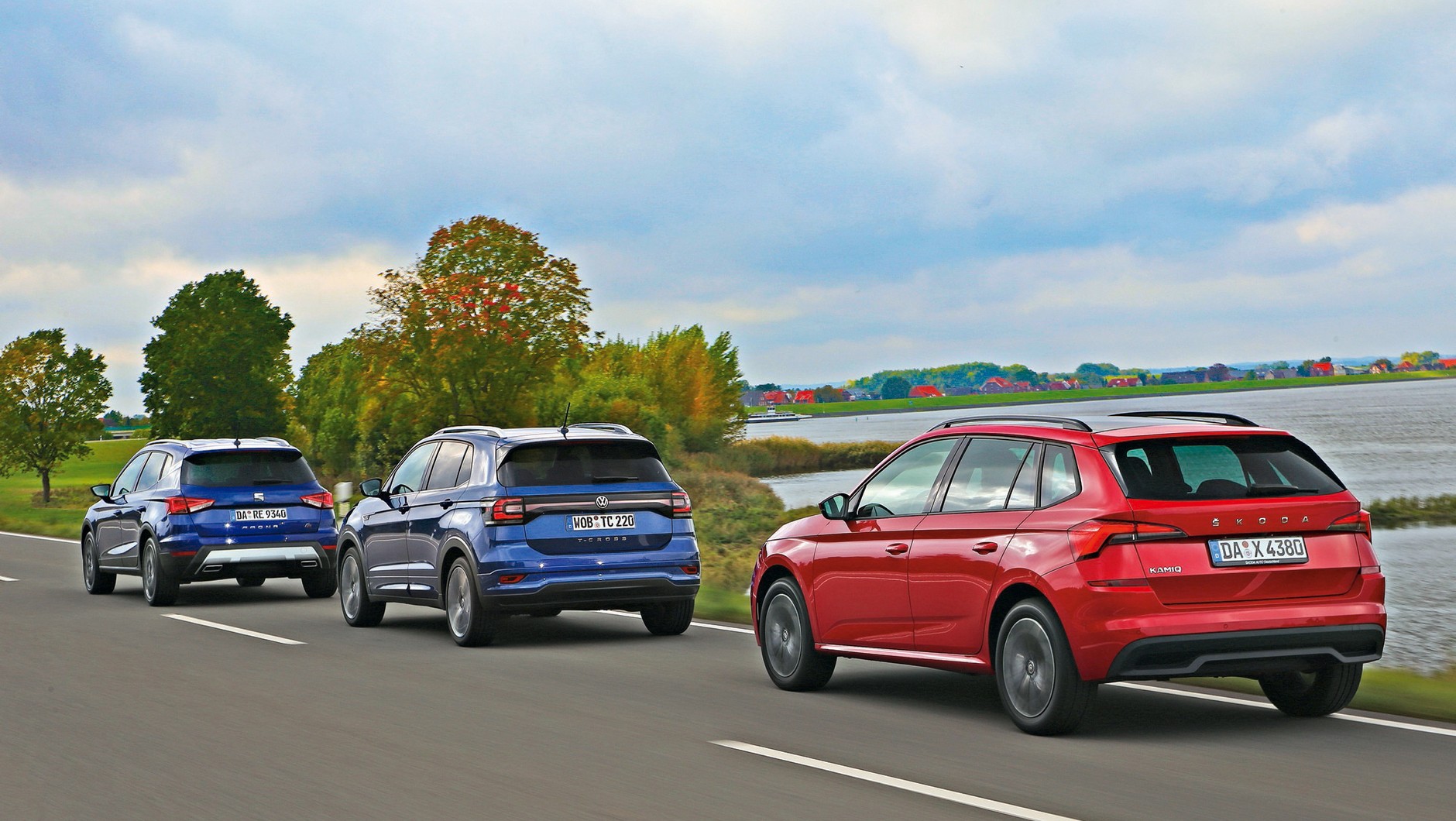 Porównanie: Seat Arona 1.0 TSI, Skoda Kamiq 1.0 TSI, Volkswagen T-Cross 1.0 TSI