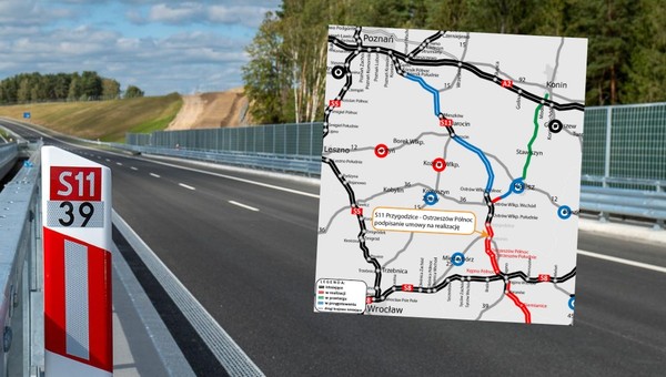 GDDKiA podpisała umowę. Powstanie nowy odcinek drogi S11 w południowej Wielkopolsce
