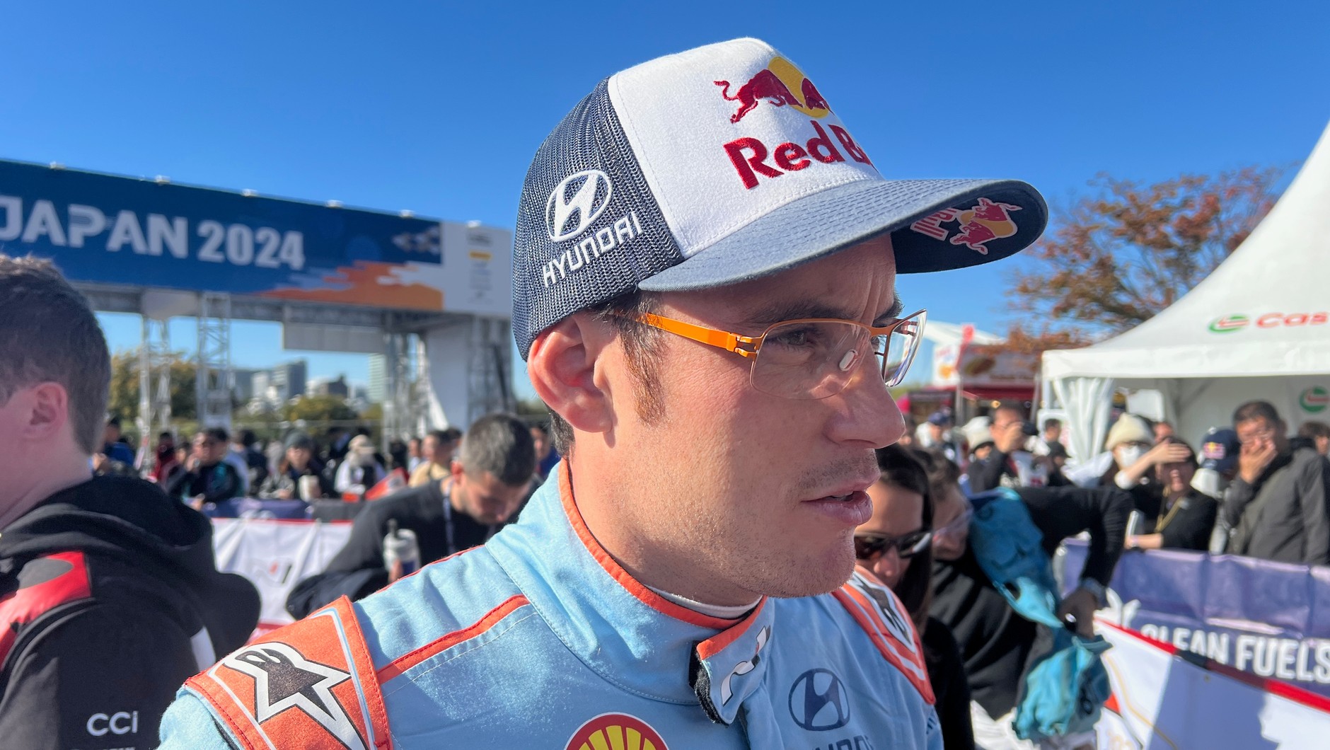 Thierry Neuville wie, że podczas Rajdu Japonii musi "jedynie" wykonać swoją pracę
