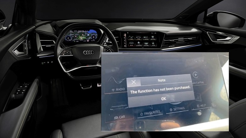 Audi przypomni, że nie dokupiłeś płatnej funkcji