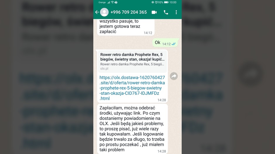 Rozmowa z oszustem