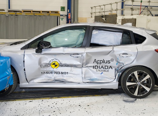 Testy zderzeniowe Euro NCAP: 8 modeli z pięcioma gwiazdkami