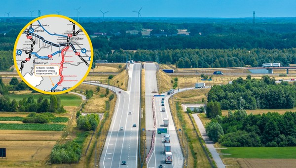 Droga S8 Bardo - Kłodzko - mapa