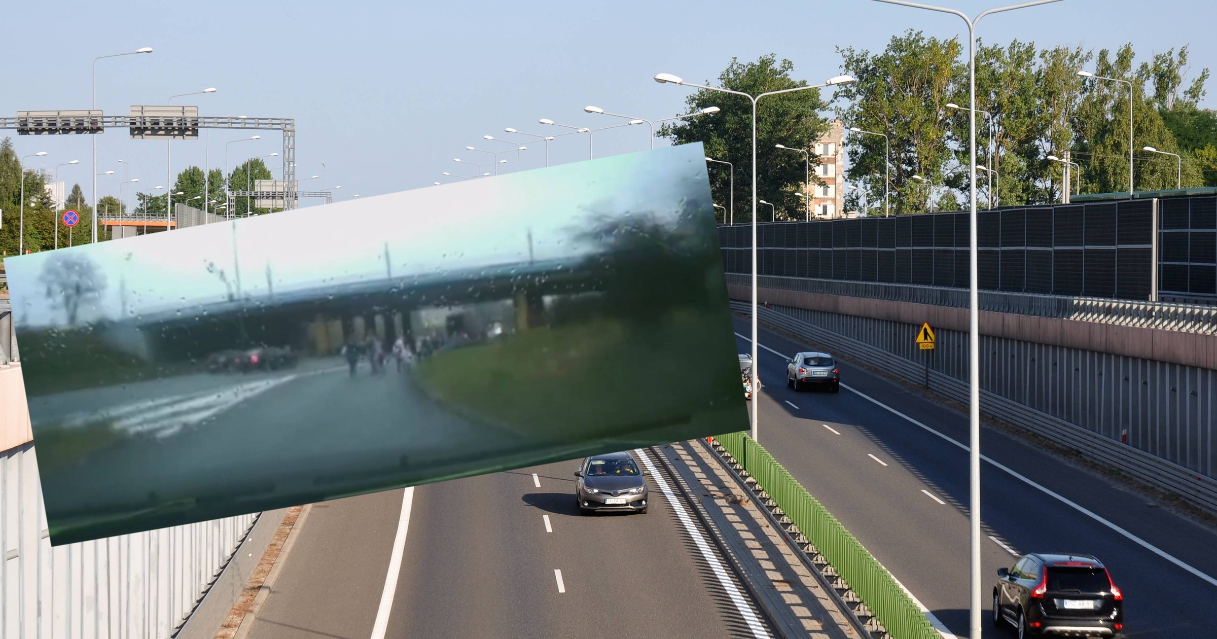 Wycieczka szkolna szła pasem DTŚ