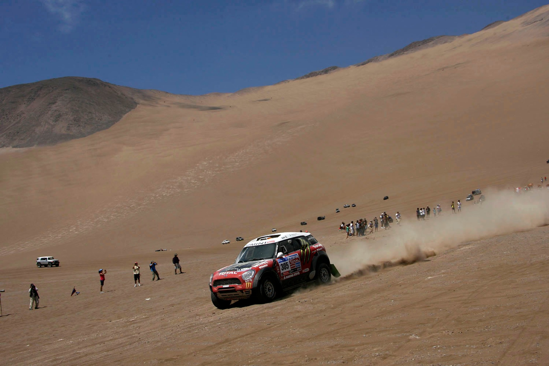 Rajd Dakar 2011: dobra postawa Polaków, Hołowczyc z otwartymi drzwiami (5.etap, wyniki, fot. Willy Weyens)