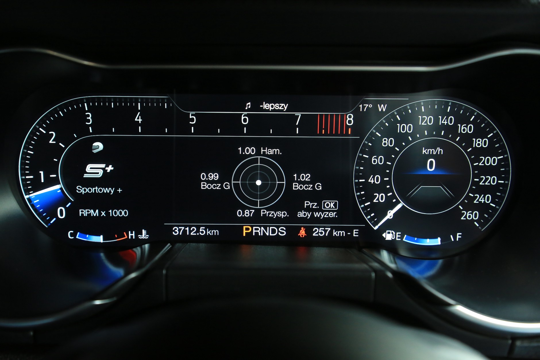 Obrotomierz w samochodzie