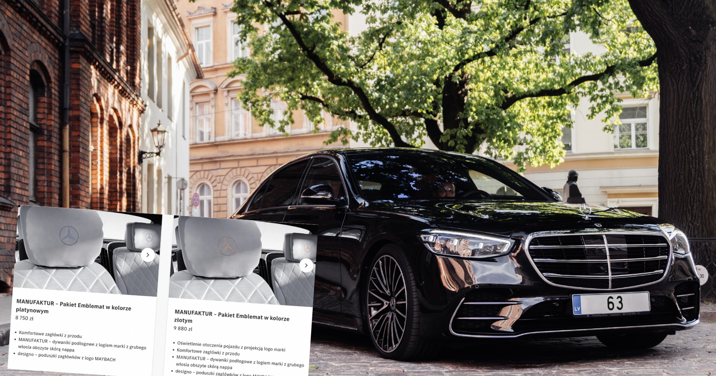 Poduszki to symbol luksusu w nowej klasie S (Źródło: Mercedes)