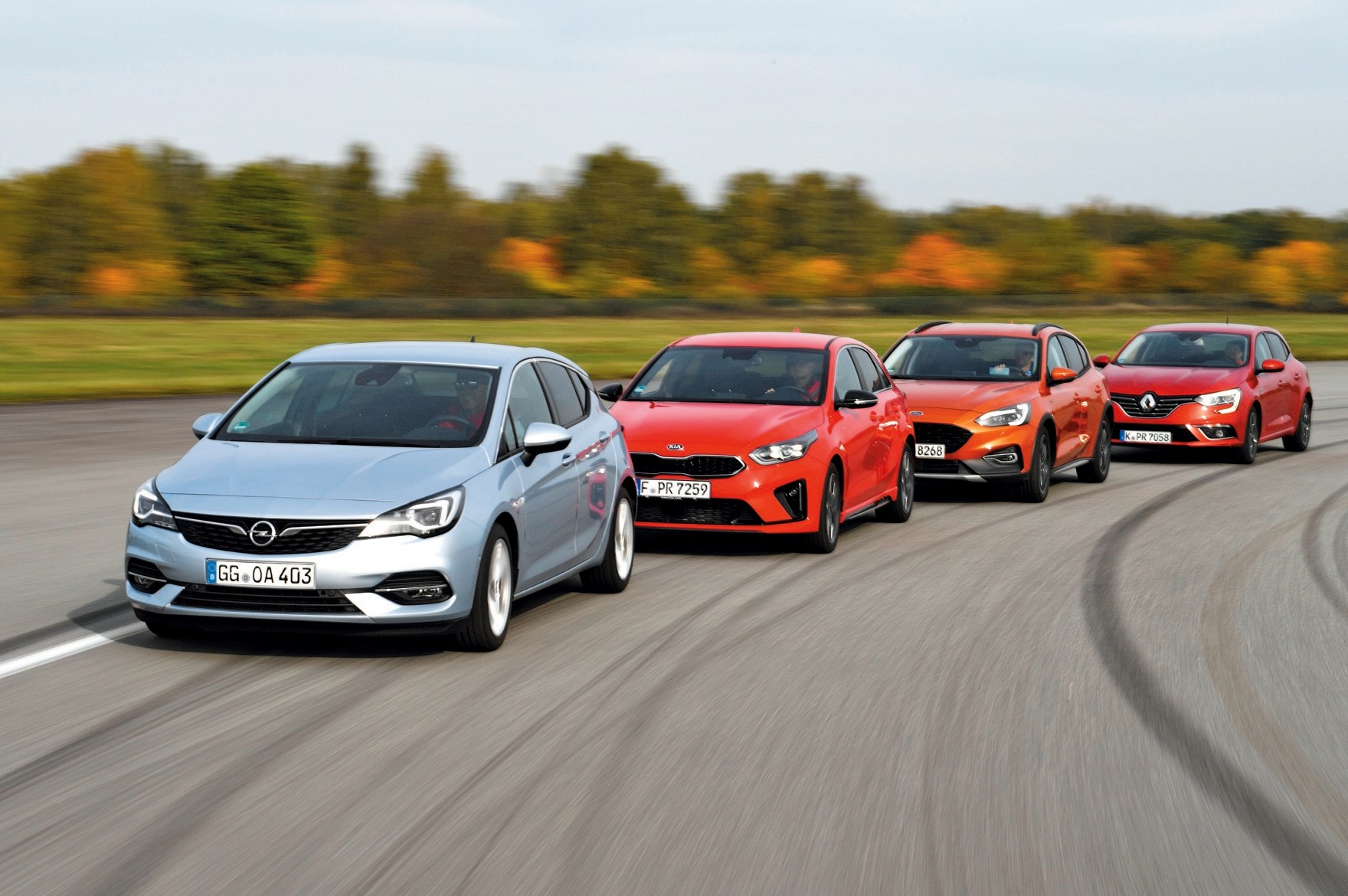 Porównanie: Ford Focus, Kia Ceed, Opel Astra i Renault Megane