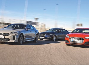Kia Stinger GT kontra Audi S5 Sportback i Jaguar XE S - Kia wśród wyższych sfer