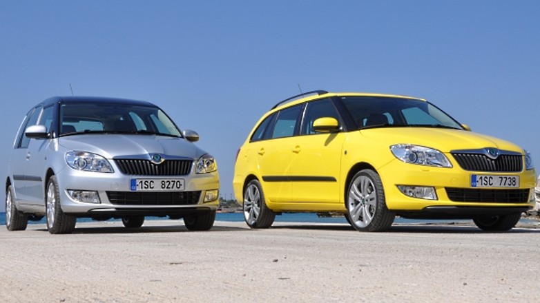 Skoda Roomster i Fabia