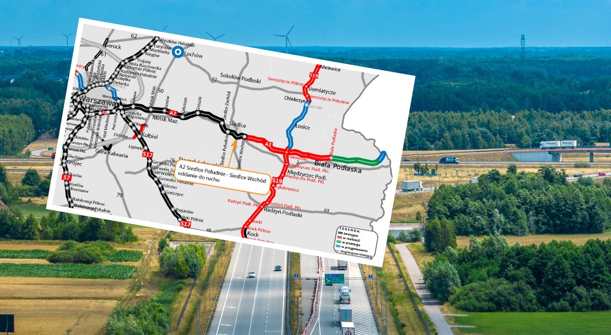 Kolejny odcinek autostrady A2 otwarty. GDDKiA mówi, co się dzieje dalej na wschód