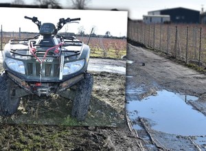 Nie opanował quada. Skutki były opłakane [ZDJĘCIA]