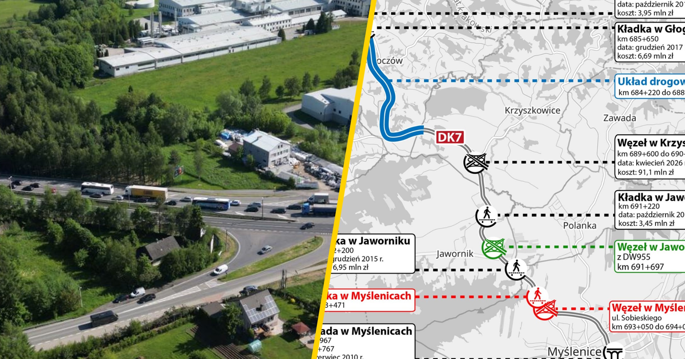 Nowy węzeł na Zakopiance