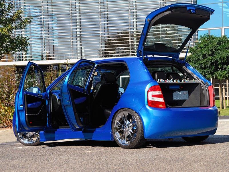 Garaż tunera: Škoda Fabia 1,8 Turbo – smerfny hatchback