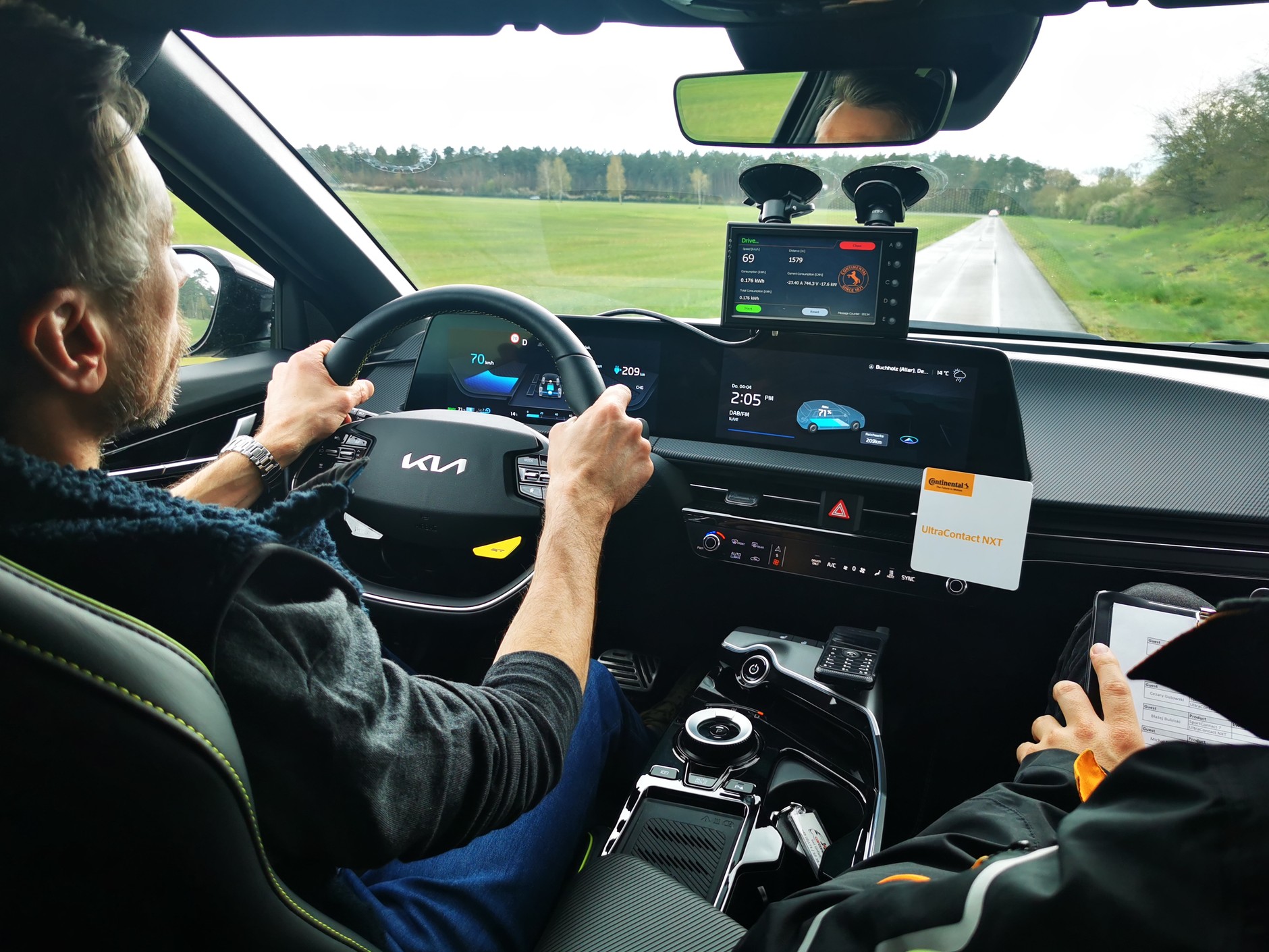 Pomiar zużycia energii na odcinku testowym