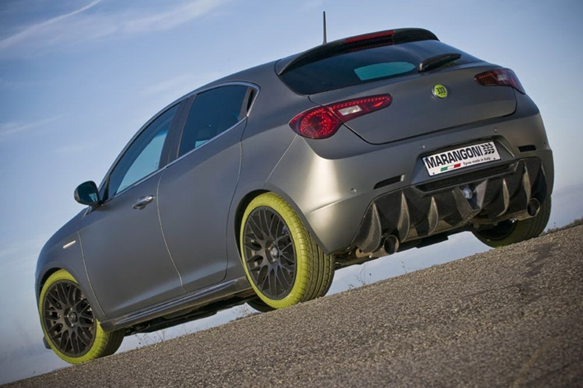 Alfa Romeo Giulietta naprawdę ma zielone opony