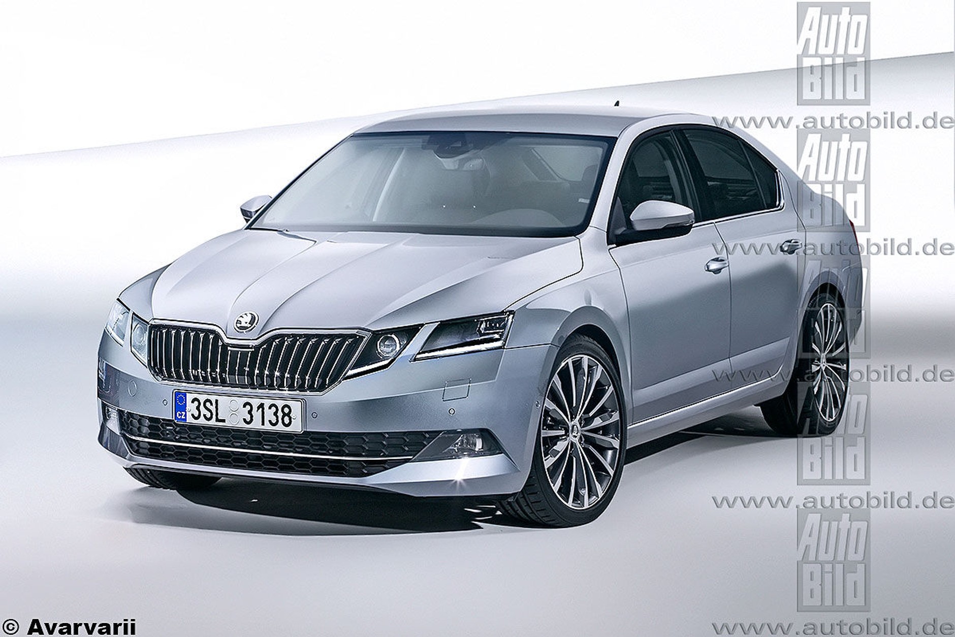 Skoda Octavia po liftingu - wizualizacja