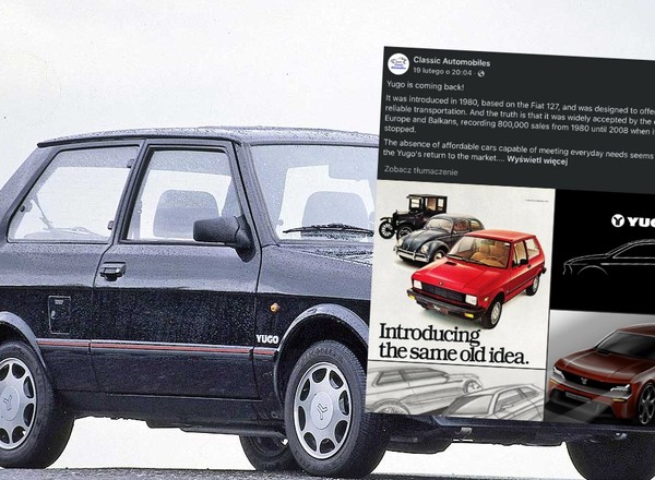 Yugo wraca. Rynkowy debiut możliwy już w 2027 r.