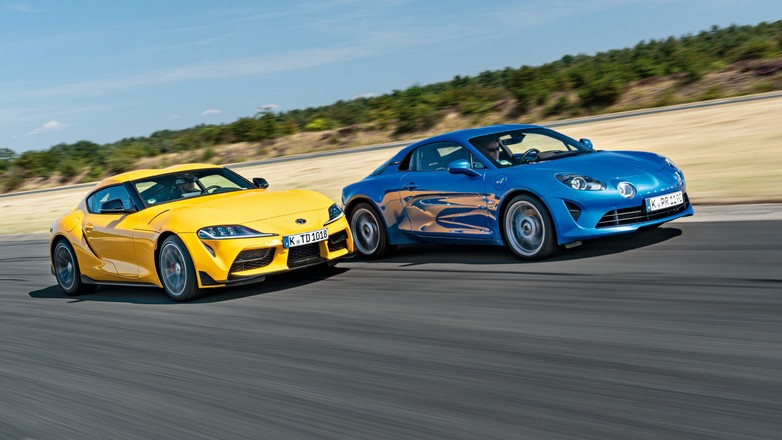Alpine A110 kontra Toyota Supra GR 2.0