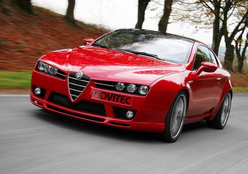 Novitec Alfa Brera 2,4 JTD: czerwona piękność