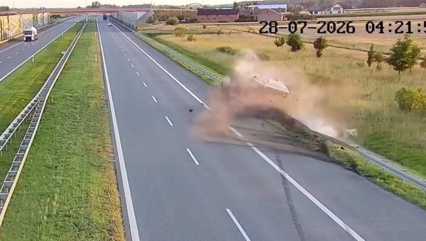 Wypadek na autostradzie A1