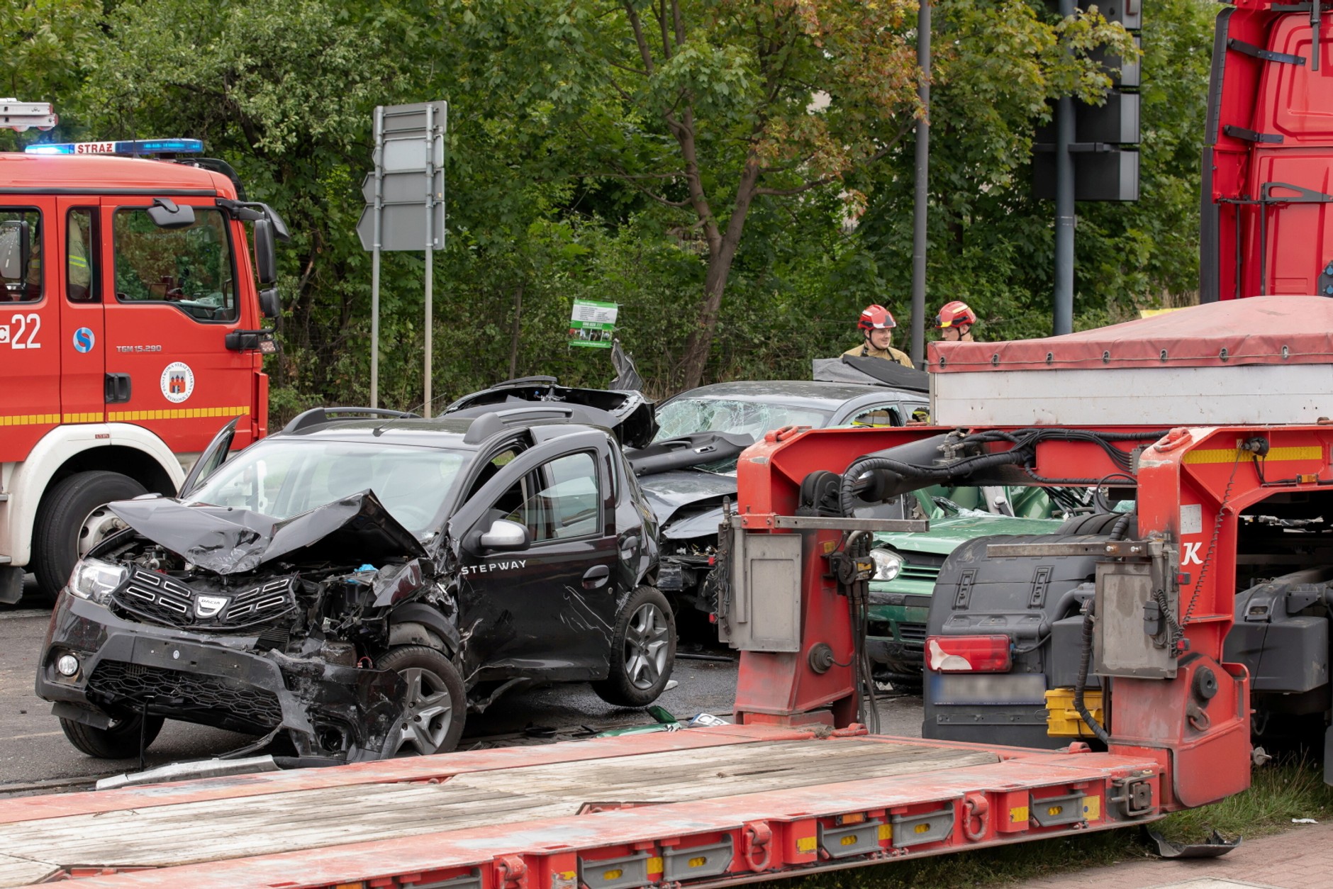 Karambol w Bydgoszczy