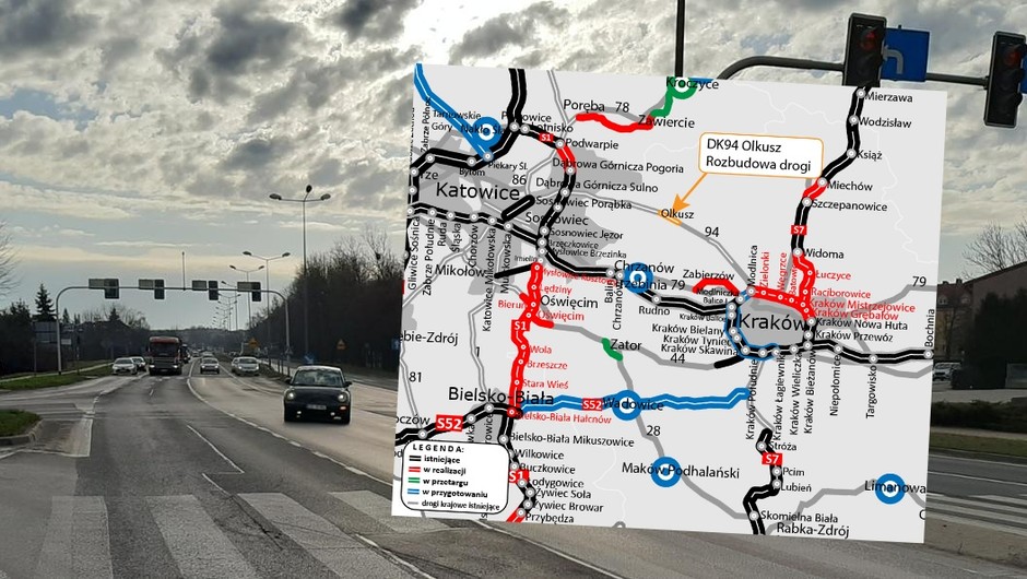 Drogowcy przebudują ważny odcinek pomiędzy Krakowem i aglomeracją górnośląską