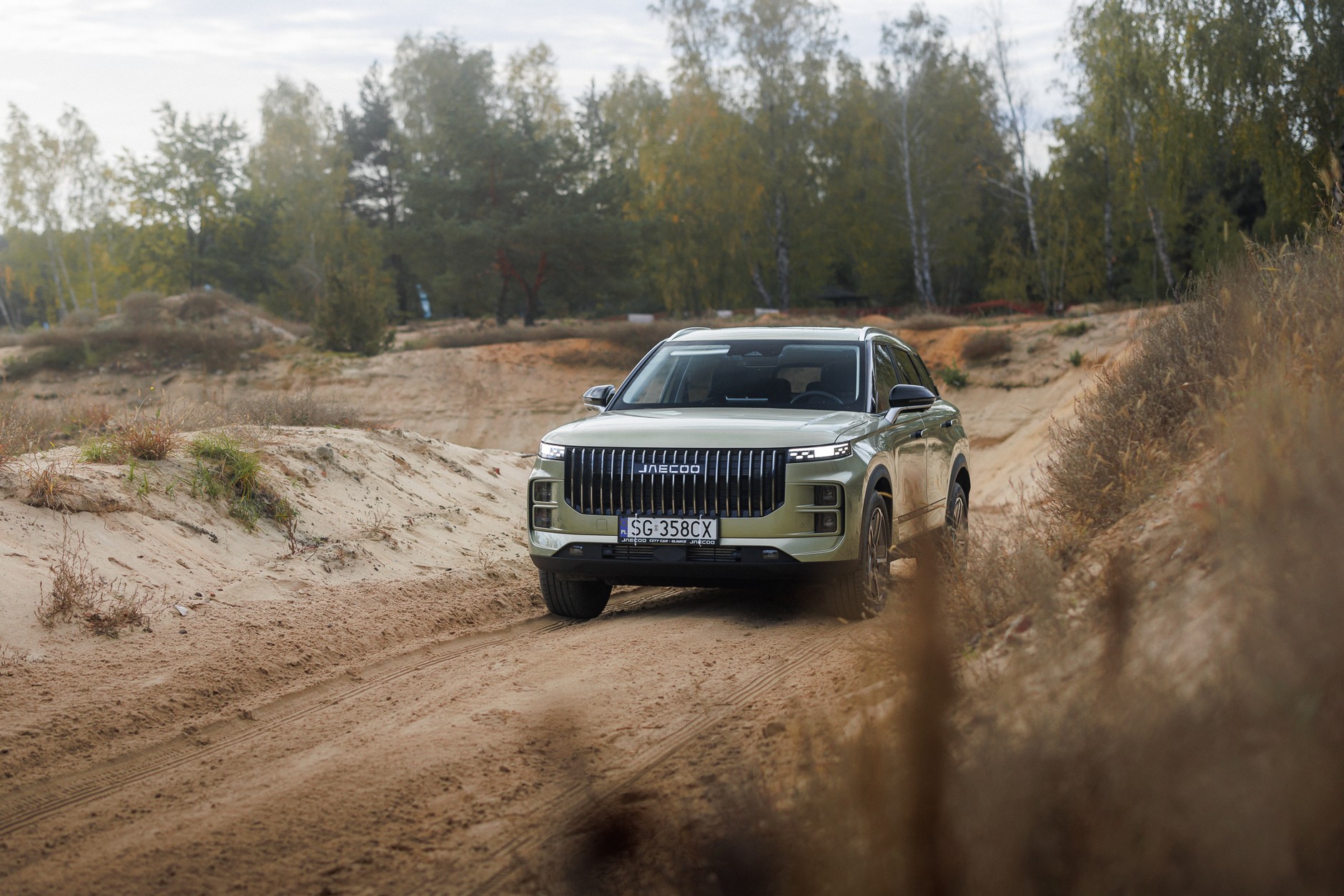 Jaecoo J7 na torze offroadowym