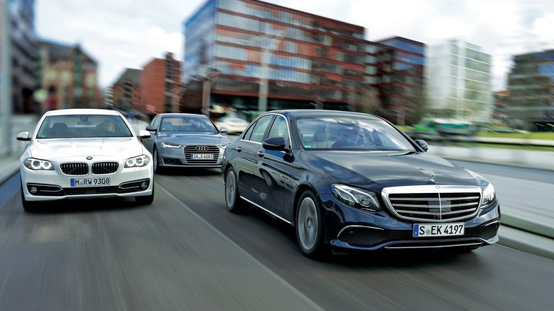 Mercedes wyhamował konkurencję - porównanie nowej klasy E z Audi A6 i BMW serii 5