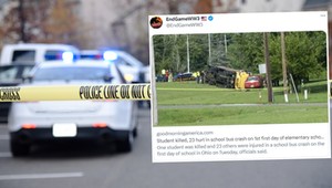 Makabryczny wypadek w pierwszy dzień roku szkolnego. Uczeń wypadł z autobusu