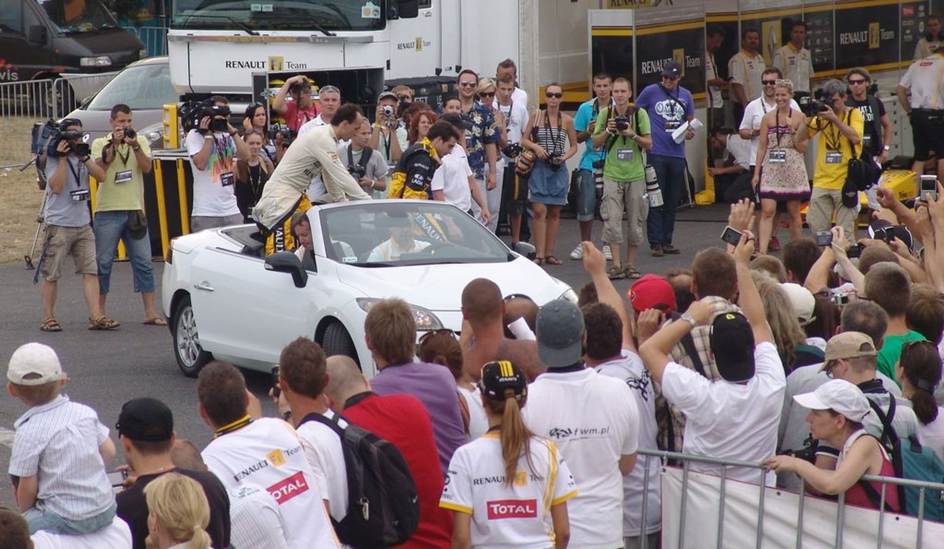 Kubica szalał na torze Poznań (galeria)