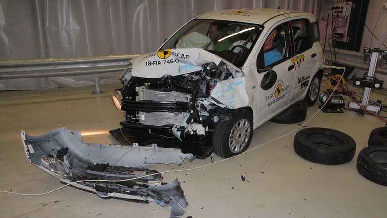 Crash-test Fiata Pandy