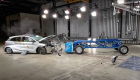 Test zderzeniowy MG 3przeprowadzony przez Euro NCAP