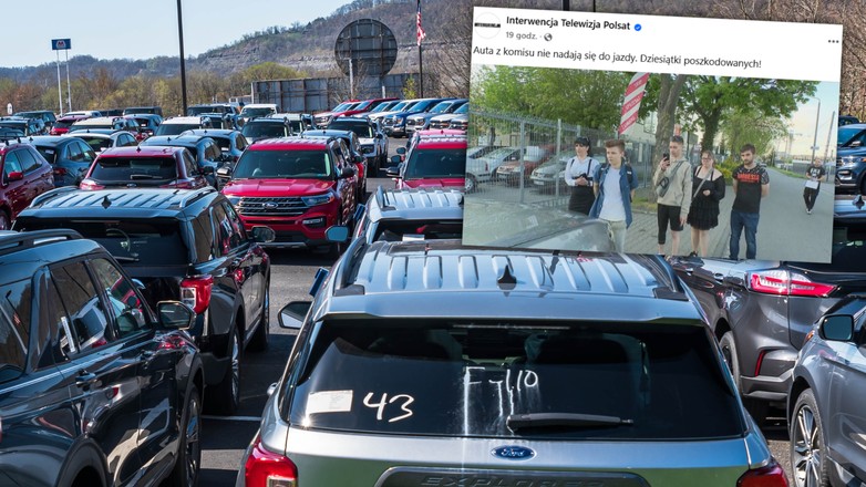 Wrocławski komis sprzedawał niesprawne auta. Jedno miało fałszywy przegląd (Facebook/Interwencja Telewizja Polsat)