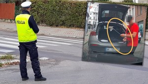 Strąbił jadącego pod prąd Mercedesa. Kierowca otworzył bagażnik i kosztownie go "ukarał"