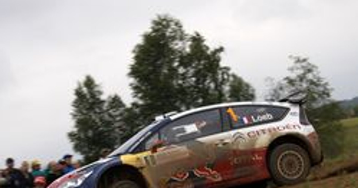 Rajd Polski 2009: Loeb i Hirvonen najszybsi na testowym, Hołowczyc 9 sekund wolniej