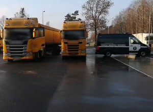 Litewskie ciężarówki nie były puste. Przewoźnik naruszył zasady