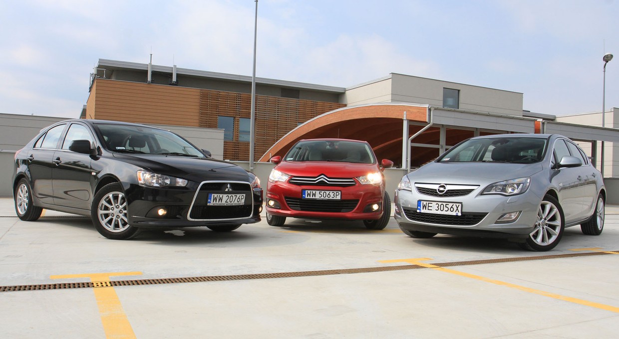 Mitsubishi Lancer kontra Opel Astra i Citroen C4 - który używany kompakt będzie lepszym wyborem?