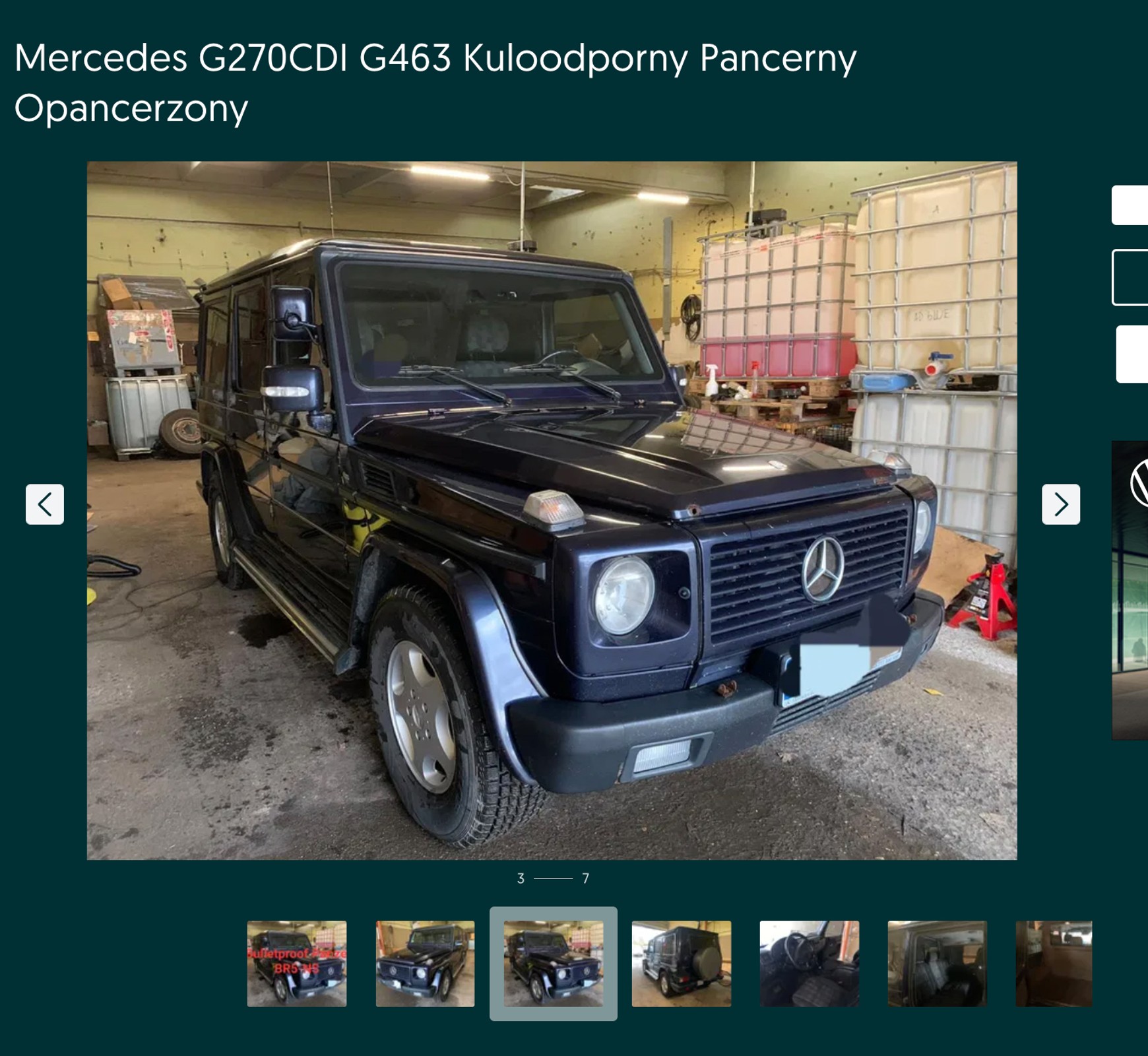 Tanie używane auta opancerzone