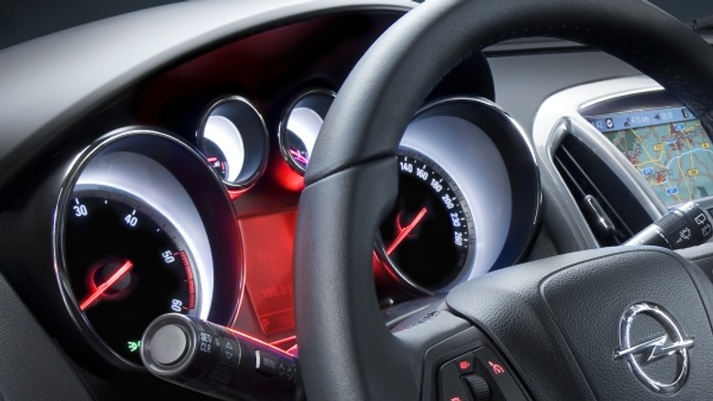 Opel Astra - wnętrze