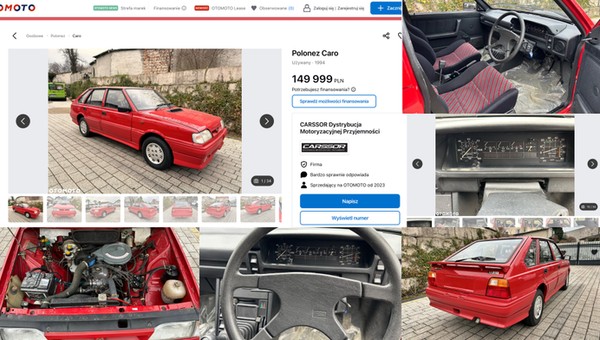 Nietypowy Polonez z ogłoszenia. Sprzedawca zaszalał z ceną?